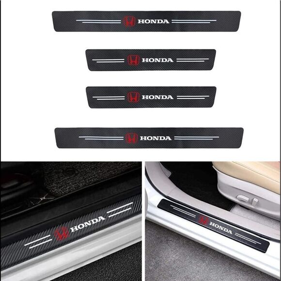 Honda threshold protector in white & black set of 4 NWT - Picture 7 of 12